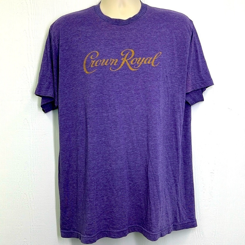 Crown Royal - Purple Crown Royal Graphic Short Sleeve T Short Size XL